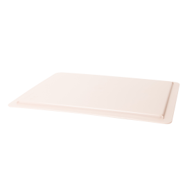 Couvercle pour demi bac à pâtons 400 x 300 x 30 mm - rose poudré
