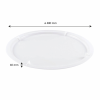 Couvercle pour cuvette ronde 19 L - blanc