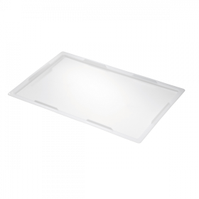 Couvercle pour caisse pleine 600 x 400 x 25 mm - blanc