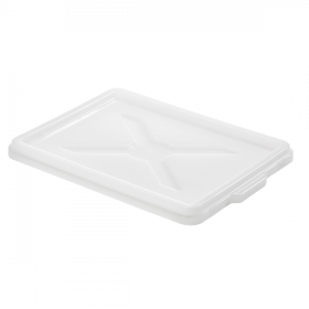 Couvercle pour caisse pleine 400 x 300 x 30 mm - blanc