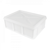 Couvercle pour caisse pleine 400 x 300 x 30 mm - blanc
