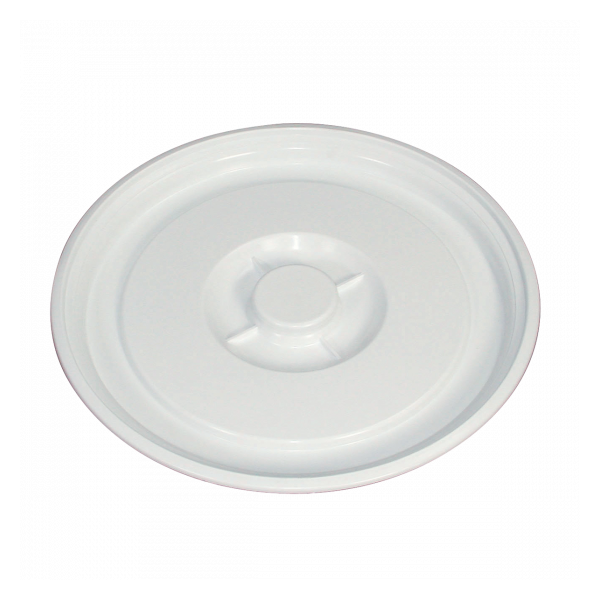 Couvercle pour baquet 35 L - blanc