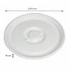 Couvercle pour baquet 35 L - blanc