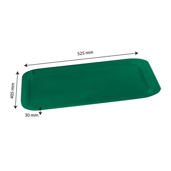Couvercle pour bacs à diviseuse 10 L/20 L - vert
