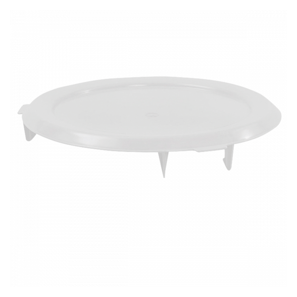 Couvercle plat pour conteneur alimentaire HACCP 75 L et baquet 50 L - blanc