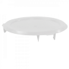 Couvercle plat pour conteneur alimentaire HACCP 75 L et baquet 50 L - blanc