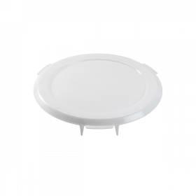 Couvercle plat pour conteneur alimentaire HACCP 75 L et baquet 50 L - blanc