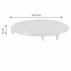 Couvercle plat pour conteneur alimentaire HACCP 75 L et baquet 50 L - blanc