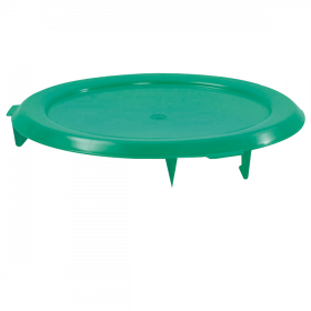 Couvercle plat pour conteneur alimentaire HACCP 75 L - vert