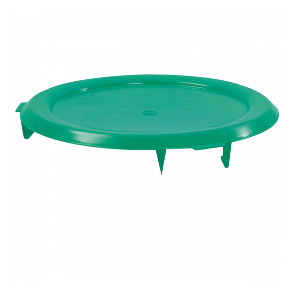 Couvercle plat pour conteneur alimentaire HACCP 75 L - vert