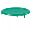Couvercle plat pour conteneur alimentaire HACCP 75 L - vert