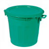 Couvercle plat pour conteneur alimentaire HACCP 75 L - vert