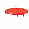 Couvercle plat pour conteneur alimentaire HACCP 75 L - rouge