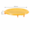 Couvercle plat pour conteneur alimentaire HACCP 75 L - jaune