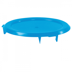 Couvercle plat pour conteneur alimentaire HACCP 75 L - bleu