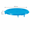 Couvercle plat pour conteneur alimentaire HACCP 75 L - bleu