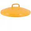 Couvercle avec poignée pour conteneur alimentaire rond HACCP 50 L - jaune