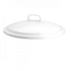 Couvercle avec poignée pour conteneur alimentaire rond HACCP 50 L - blanc