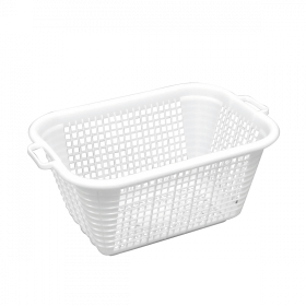 Corbeille à linge petit modèle 60 L - blanc