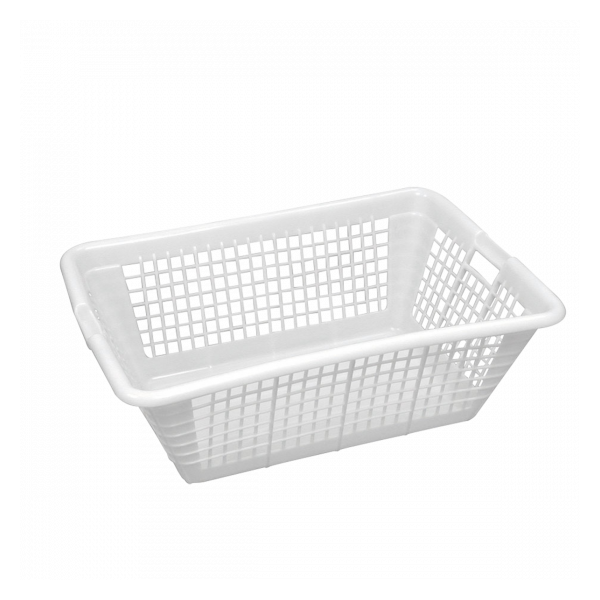 Corbeille à linge grand modèle 130 L - blanc