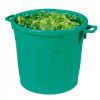 Conteneur alimentaire rond HACCP 75 L - vert