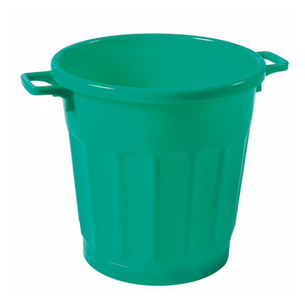 Conteneur alimentaire rond HACCP 50 L - vert