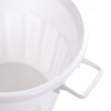 Conteneur alimentaire rond HACCP 50 L - blanc