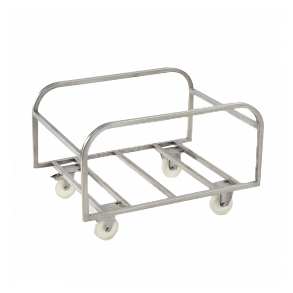 Chariot inox pour bac grand volume 310 L