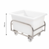Chariot inox pour bac grand volume 310 L