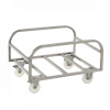 Chariot inox pour bac grand volume 220 L