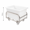 Chariot inox pour bac grand volume 170 L