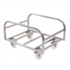 Chariot inox pour bac grand volume 100 L