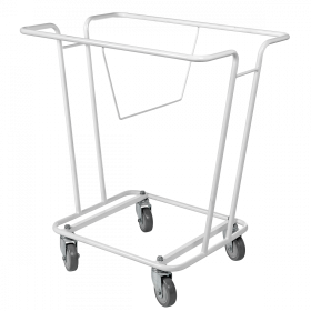 Chariot pour transporter panier à linge pour hopital ehpad
