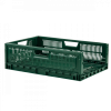 Caisse pliable empilable 600 x 400 x 190 mm 36 L - vert