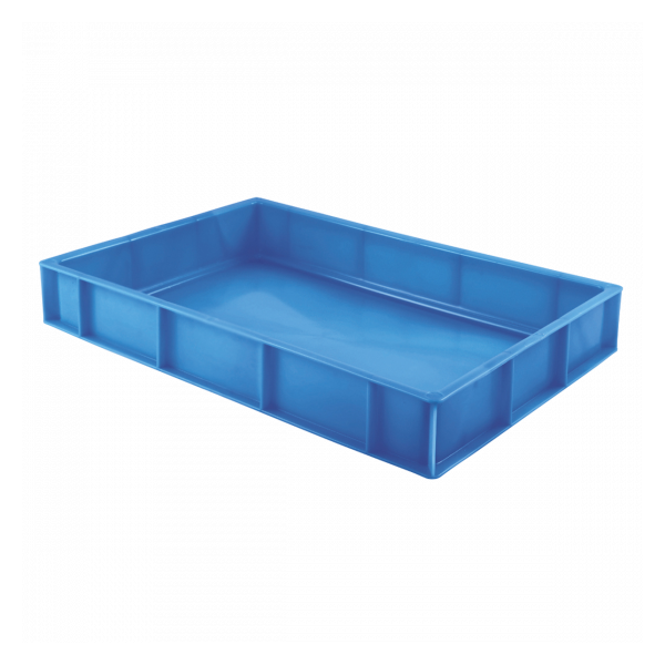 Caisse pleine Gilactiv® 600 x 400 x 90 mm 15 L - bleu