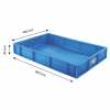 Caisse pleine Gilactiv® 600 x 400 x 90 mm 15 L - bleu