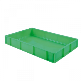 Caisse pleine 600 x 400 x 90 mm 15 L - vert