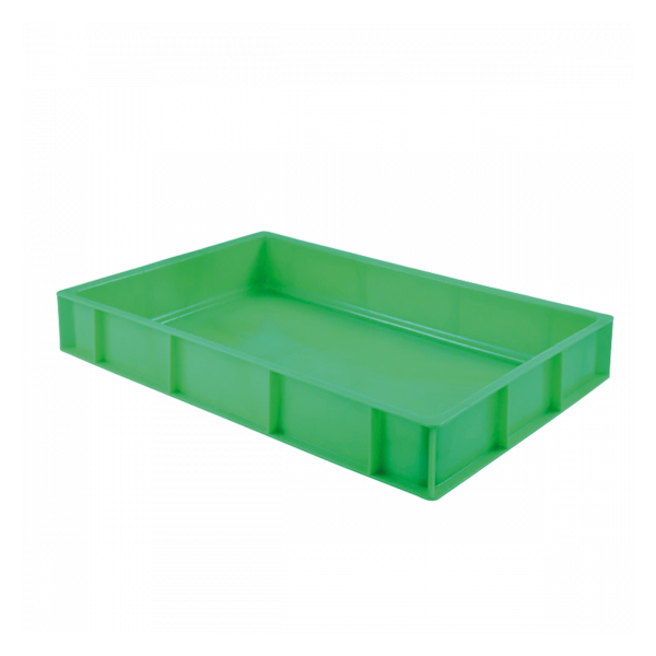 Caisse pleine 600 x 400 x 90 mm 15 L - vert
