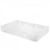 Caisse pleine 600 x 400 x 90 mm 15 L - translucide