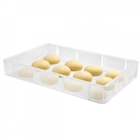 Caisse pleine 600 x 400 x 90 mm 15 L - translucide