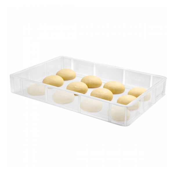 Caisse pleine 600 x 400 x 90 mm 15 L - translucide
