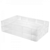 Caisse pleine 600 x 400 x 90 mm 15 L - translucide