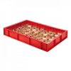 Caisse pleine 600 x 400 x 90 mm 15 L - rouge