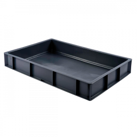 Caisse pleine 600 x 400 x 90 mm 15 L - gris