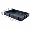 Caisse pleine 600 x 400 x 90 mm 15 L - gris