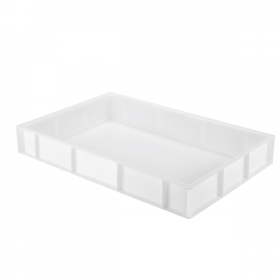 Caisse pleine 600 x 400 x 90 mm 15 L - blanc