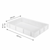 Caisse pleine 600 x 400 x 90 mm 15 L - blanc