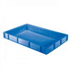 Caisse pleine 600 x 400 x 76 mm 14 L - bleu
