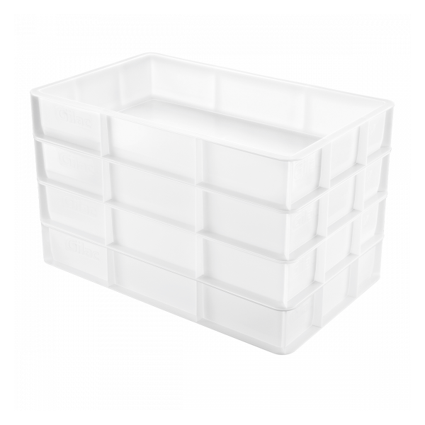 Caisse pleine 530 x 325 x 90 mm GN 1/1 - blanc