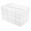 Caisse pleine 530 x 325 x 90 mm GN 1/1 - blanc